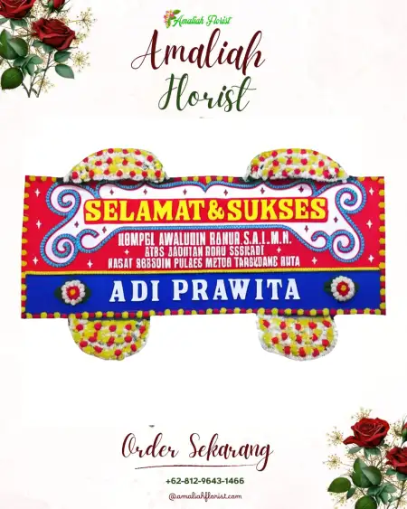 Papan Bunga Ucapan Selamat Kertamukti