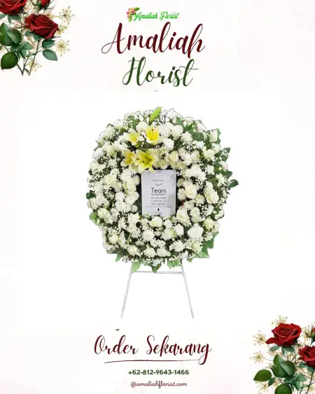 Krans Bunga Duka Kertamukti